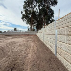 stone retaining wall
